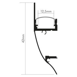 Nobile - Zubehör/Ersatzteile für Lichtschlauch/-band Alu Aufbau-Profil 2m 5011149907