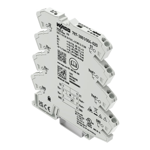 WAGO - Stromüberwachungsgerät Schutzschalter elektroni. 787-3861/004-020 1-kanalig 24V DC