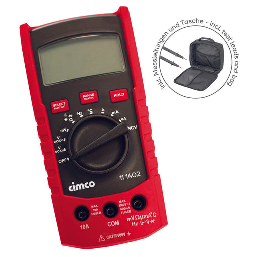 Cimco Werkzeuge - Multimeter Digitales Multimeter 111491 DMM 310 TRMS