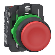 Schneider Electric - Drucktaster, Komplettgerät Drucktaster Rt 1Ö 22Mm XB5AL425 Vorsteh. Push In