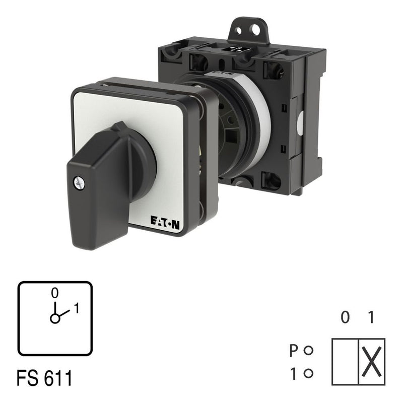 Eaton - Steuerschalter EIN-AUS-Schalter T3-1-15500/Z T3 32A Zwischenbau