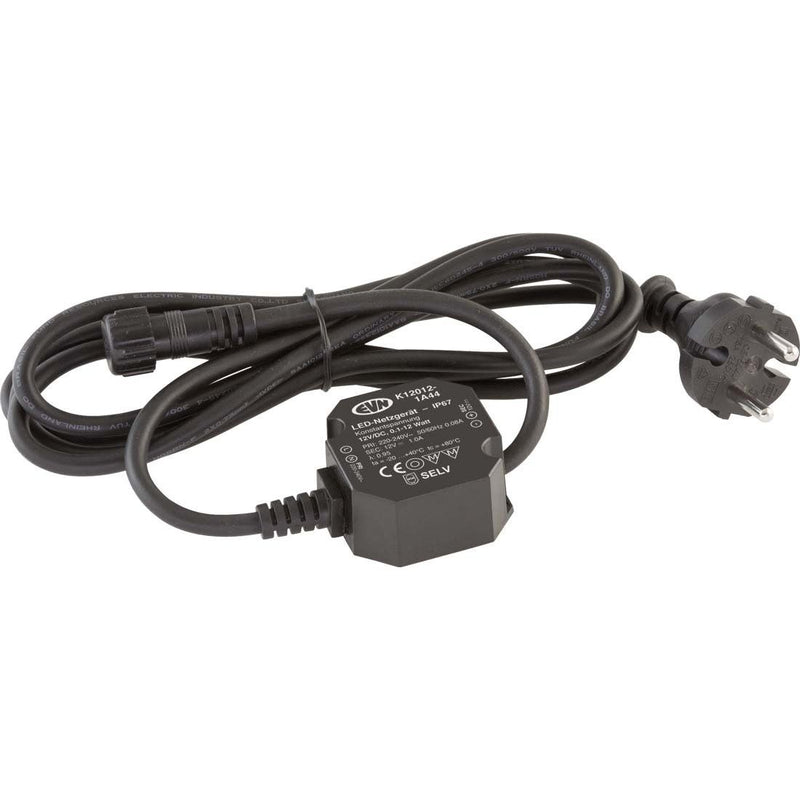 EVN Lichttechnik - LED-Betriebsgerät LED-Netzgerät mit Buchse K12012-1A44 12VDC 01-12W IP44
