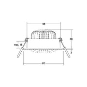 Brumberg Leuchten - Downlight/Strahler/Flutlicht LED-Einbaustrahler 230V 39378173