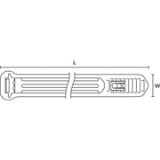 HellermannTyton - Kabelbinder 2-Komponenten-Kabelbinder 111-50000(500) 140x12.7mm − 500 Stück