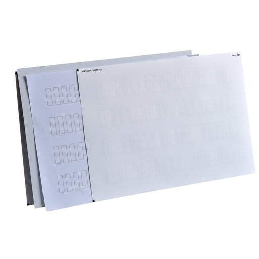 Schneider Electric - Bezeichnungsschild für Befehlsgeräte Leerschild ZBY001 für Träger − 10 Stück