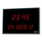 Peweta - Uhr LED-Digitaluhr 83.515.551 2-zeil,Uhrzeit,Datum
