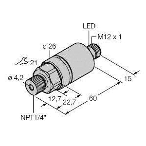 Turck - Druckschalter Drucksensor PC100R-203 #6833745