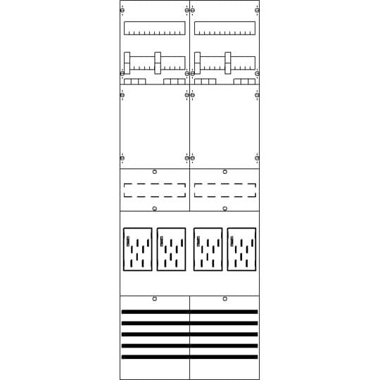 Striebel&John - Zählerfeld BF29A4XAY 9RE 4Z vorverdrahtet