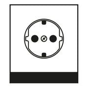Jung - Abdeckung/Bedienelement für Installationsschalterprogramme Platte GO 1520 PL f.SCHUKO Steckdose