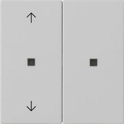 Gira - Bussystem-Tastwippe KNX RF Bedienaufsatz 2-f. 5108015 Grau