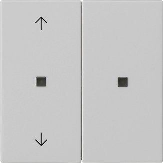 Gira - Bussystem-Tastwippe KNX RF Bedienaufsatz 2-f. 5108015 Grau