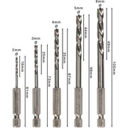 Bosch - Bohrer-Set PRO Wood HSS 2608595525 Holzspiralbohrer