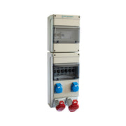 Walther Werke - CEE-Steckdosen-Kombination (IEC 60309) Kunststoff-Steckdosenkombi 6993023 nationIn: 40A mit