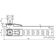 DEHN - Dachleitungshalter für Blitzschutz Dachleitungshalter DLHUG8H20L205KTV2A UNIgrip NIRO H 20mm