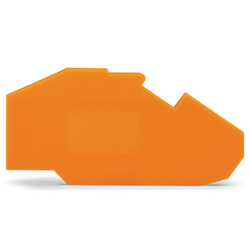 WAGO - Abschluss- und Zwischenplatte für Reihenklemme Abschlußplatte 782-317 orange