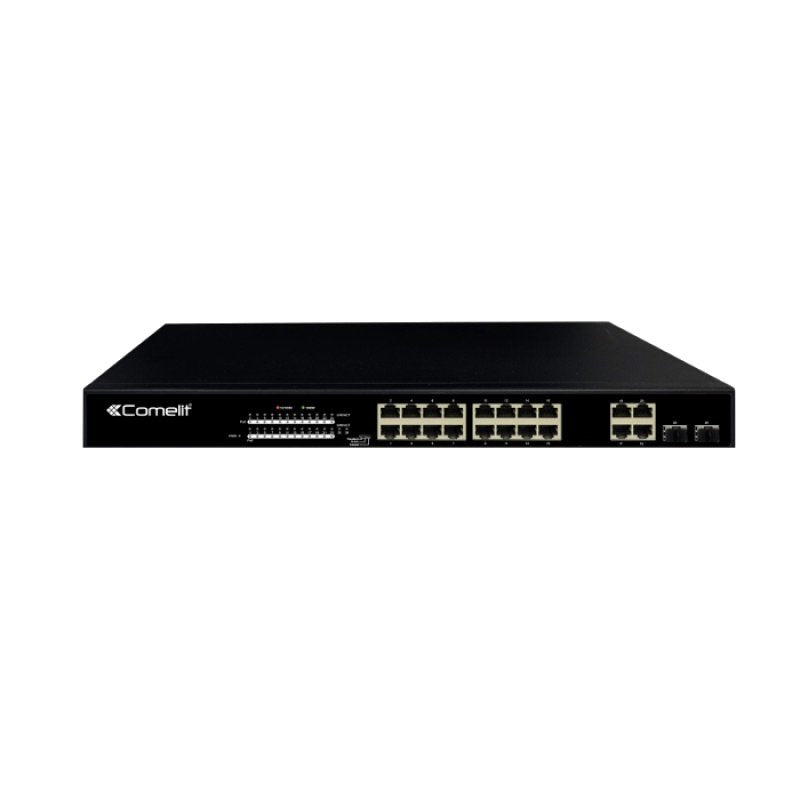Comelit - Netzwerk Switch Netzwerk Switch IPSWP22N01A POESwitch,16POEPorts