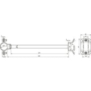 DEHN - Leitungshalter für Blitzschutz HVI-Ex LHZS27EXP240SBBV2A P240 holder NIRO − 10 Stück