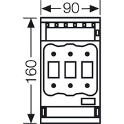 Hensel - Sicherungslasttrennschalter NH-Lasttrennschalter NH RT 00C Gr.00C