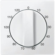 Merten - Abdeckung/Bedienelement für Installationsschalterprogramme Zentralplatte pws 539219 f.Zeits.-Eins.120min