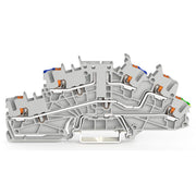 WAGO - Installations-Etagenklemme Installationsetagenklemme 2203-6640 2,5 mm² mit Drücker − 50 Stück