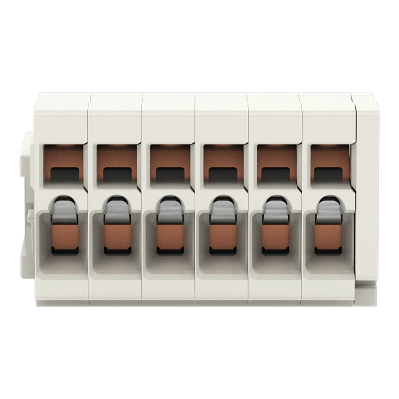 WAGO - Kabelsteckverbinder für Leiterplattensteckverbinder 1-Leiter-Stiftleiste 734-306 1,5mm²,lichtgrau − 100 Stück