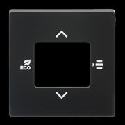 Busch-Jaeger - Einsatz/Abdeckung für Kommunikationstechnik Zentralscheibe sw/mt 6109/03-885 KNX Tasterankopplung