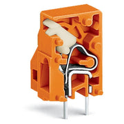 WAGO - Leiterplattenklemme Anreihbar.Leiterplattenkl. 741-915 Drücker,2,5mm²,or − 600 Stück