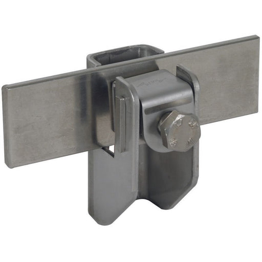 DEHN - Leitungshalter für Blitzschutz Flachbandhalter FRH116.10WA11B7V2A m. Druckstück NIRO