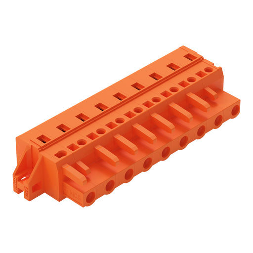 WAGO - Kabelsteckverbinder für Leiterplattensteckverbinder 1-Leiter-Federleiste 231-709/031-000 CAGECLAMP,2,5mm²,or − 25 Stück