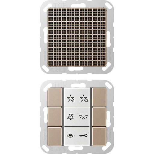 Jung - Innenstation für Türkommunikation Audio-Innenstation SI AI A 6 CH m.Beschriftungsfeld − 1 Stück by Jung
