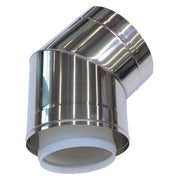 Vaillant - Konzentrisches Abgas/Zuluft Formstück 1 Anschluss Bogen 45 Grad 250/350mm 0020108009 f. Fassadenverlegung