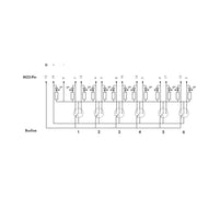 WAGO - Passiver Sensor-/Aktor-Verteiler (ohne Leitung) M12-Sensor-/-Aktorbox 757-165 6-fach,5-polig