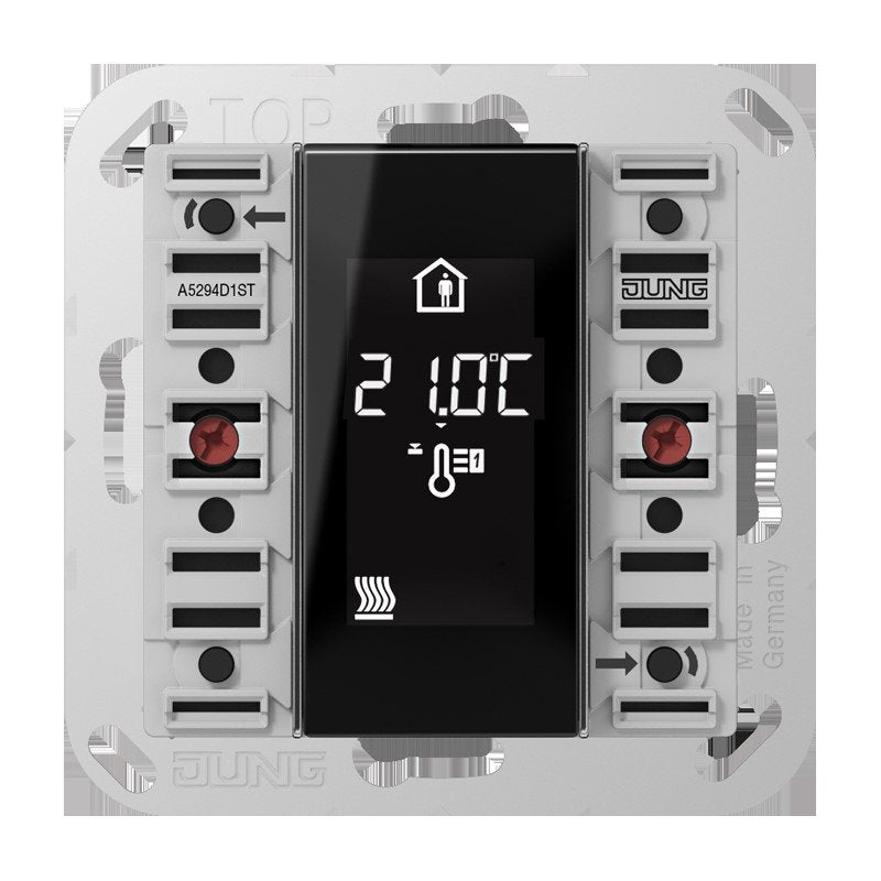 Jung - Bussystem-Mehrfach Bediengerät KNX Komp.-Raumcontr.-Modul A 5294 D1 ST 4fach − 1 Stück