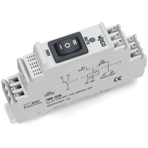 WAGO - Schaltrelais Schaltrelais-Baustein 789-329 24VDC,1W Hand