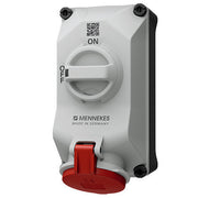 Mennekes - CEE-Steckdose abschaltbar, abgesichert (IEC 60309) Wandsteckdose 5603406H DUO 32A4P6h 400V