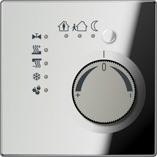 Jung - Bussystem-Raumtemperaturregler KNX Stetigregler gl.chr GCR 2178 TS mit int.Busankoppler