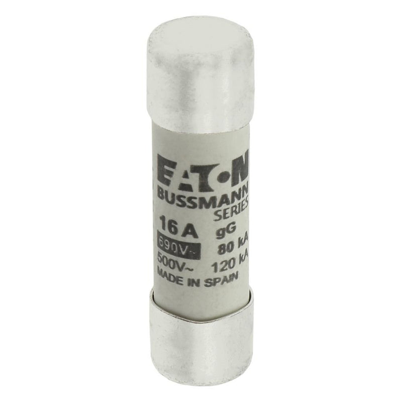 Eaton - Zylindrische Sicherung Sicherungseinsatz Nieders. CYLINDRICA#C14G16 16A AC 690V 80kA − 10 Stück