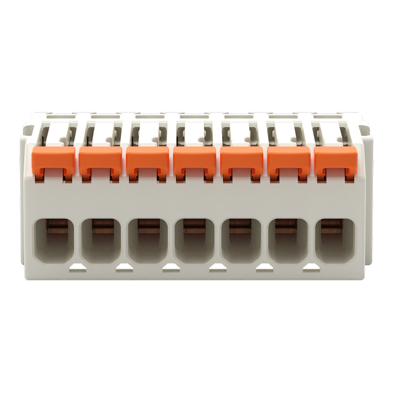 WAGO - Kabelsteckverbinder für Leiterplattensteckverbinder 1-Leiter-Federleiste,Hebel 2734-1107/327-000 PushinCAGECLAMP,lgr − 100 Stück
