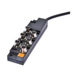 Ipf Electronic - Passiver Sensor-/Aktor-Verteiler (mit Leitung) Verteiler, 30x26x122mm, VK001026 10-30V DC 6x M8