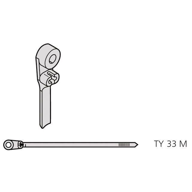 Lapp Zubehör - Kabelbinder Kabelbinder-TY-RAP-TY-33-M 61715420 102X2,3-NA − 1000 Stück