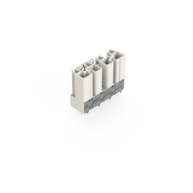 WAGO - Leiterplattensteckverbinder Stecker für Leiterplatten 770-834 4-polig,weiß − 50 Stück