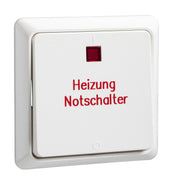 Elso - Installationsschalter Heizung Notschalter 251224 2pol.,reinweiß