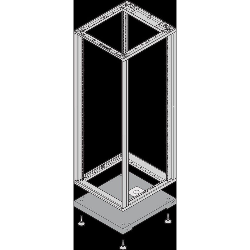 Schroff - Sockel/Sockelelement (Schaltschrank) Sockel 27230072 T800m RAL7021