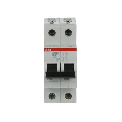 ABB Stotz S&J - Leitungsschutzschalter Sicherungsautomat S202M-B63 10kA 63A B 2p