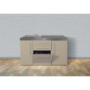 Stengel - Mini-Küche Miniküche Premiumline MPGSSA150KSGSKSreBli Sand