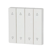 Eaton - Abdeckung/Bedienelement für Installationsschalterprogramme Wippe 4-fach CWIZ-04/51 weiss glänzend Jalo