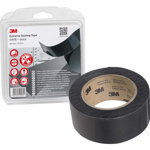 3M - Klebeband Dichtband 4411B/IPS 50mmx5,5 m,1,0mm − 4 Stück