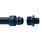 ABB Stotz S&J T&B - Kunststoff-Wellschlauch-Verschraubung Verschraubung gerade ASF13/M16/A/BL Nm13 Polyamid − 10 Stück