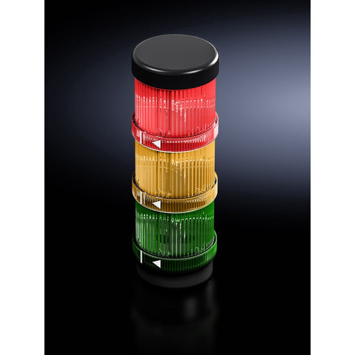 Rittal - Signalsäule, Komplettgerät Signalsäule 3-fach LED SG 2372.102 für Wand/Boden