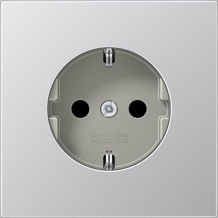 Jung - Steckdose SCHUKO Steckdose AL 1521 16 A 250 V,Aluminium